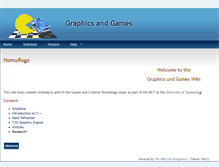 Tablet Screenshot of graphicsandgames.com